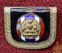 Ancien insigne officiel thaïlandais aux symboles héraldiques du Siam La Magie du Bouddha.