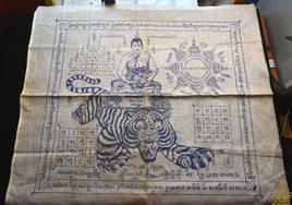 🐅 Sacred Pa Yant of Luang Phor Pern on Tigris – Wat Bang Phra (1990s)