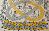 Pa Yant aux Bouddhas et Nâgas entrelacés – Wat Wangthong – Cérémonie Pid Thong Fung Look Nimit La Magie du Bouddha.