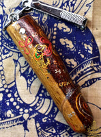 Amulettes Palat Kick en bois sculpté – Oiseaux Salika-Kru & Tigres – Ajarn lignée Wat Bang Phra (Nakhon Pathom)