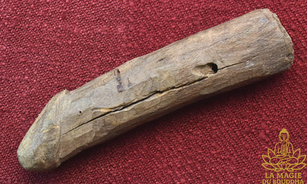 Palat Kick ancien en bois sculpté par un ermite Phra Siwali – Amulette phallique thaïlandaise ancienne La Magie du Bouddha.