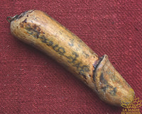 Rare amulette Palat Kick en bois sculpté - Vénérable Luang Phor Sanguan du Wat Phai Phan Mue La Magie du Bouddha.