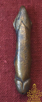 Grand talisman Palat Kick érotique ancien en cuivre avec femme nue La Magie du Bouddha.
