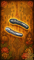 Mini amulettes Palat Kick Mahawet Nomo - Vénérable Phorthan Chom Piyawanno du Wat Sala Phai La Magie du Bouddha.