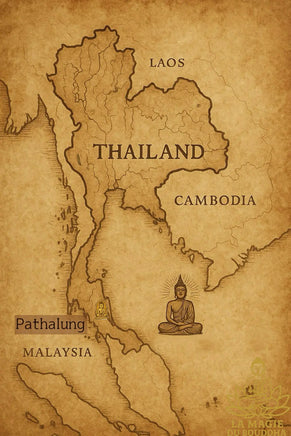 Amulette Khuman Thong Jao Khun Riak Sap Roon Raek sur lapin - Wat Phangdan Khuankhanun (2023) La Magie du Bouddha.