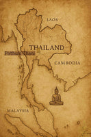 Amulette Lek Thai Na soc de charrue - Très Vénérable Luang Phor Thong Gleung du Wat Chedi Hoi La Magie du Bouddha.