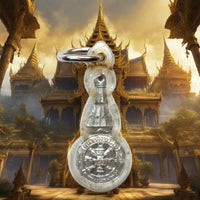Pendentif Dharmachakra Maha Mongkhon – Consacré à Thammasat University (années 90)