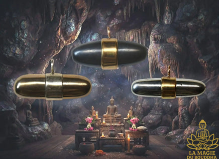 ✨ Pendentifs Lingam en Lek Lai - Très Vénérable Luang Phor Huan Puripattho du Wat Puthai Sawan La Magie du Bouddha.