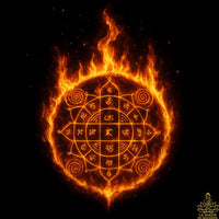 Pentacle Yant sur cuivre de la couronne du Bouddha - Yant MahaMongkhon Phra Buddhajao Teesut.