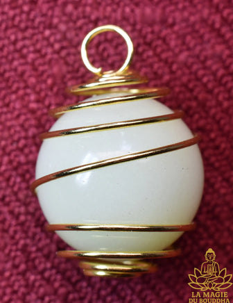 🔮 Perle sacrée chinoise Ye Ming Zhu bleue fluorescente pour pratique du Bouddha de médecine Sangye Menla La Magie du Bouddha.