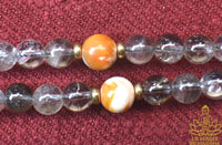 Mala tibétain en cristal de roche (pour les pratiques de purification) La Magie du Bouddha.