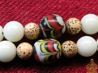 Grand chapelet en pierre sacrée Ye Ming Zhu fluorescente (pour la pratique de Ksitigarbha).