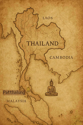 Amulette Lersi alchimique - Wat Khao Daeng Tawan Tok (Temple de Ajarn Jek Thidtathammo) La Magie du Bouddha.