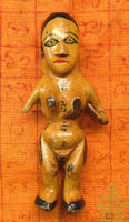 Statuette médicinale féminine en bois sacré Mae Phaya Tao Héo - Très Vénérable Ajarn Sané La Magie du Bouddha.