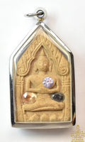 💖 Phra Khunpen de charme avec pierres et takrut – Luang Phor Jued, Wat Pho Setthi (Nakhon Pathom) La Magie du Bouddha.