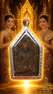 Amulette Thaï de charme Phra Khunpen Neuar Ya - Temple du Très Vénérable LP Djua. La Magie du Bouddha.