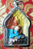 Amulette Phra Khunpen multicolore - Très Vénérable LP Path Punyakhamo.