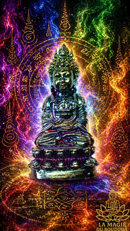 Puissante amulette Phra Kling Mahayant Empereur en Lek Lai Pleak Malengsap par le Vénérable Ajarn Morm Niranam Traiphum La Magie du Bouddha.