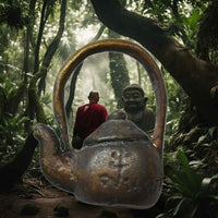 Amulette Phra Kling Ka Nam Cha – Théière de moine Phra Siwali – Luang Phor Moon Tithasilo – Wat Banjan (Sri Saket)