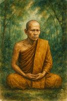 Médaille ancienne du vénérable Phrakru Siritharaphon – Wat Palak Roi (Nakhon Ratchasima)