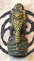 Amulette en bronze Phra Naphok – Consacrée par le vénérable Lersi Sompit (2010)