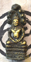 Amulette en bronze Phra Naphok – Consacrée par le vénérable Lersi Sompit (2010)