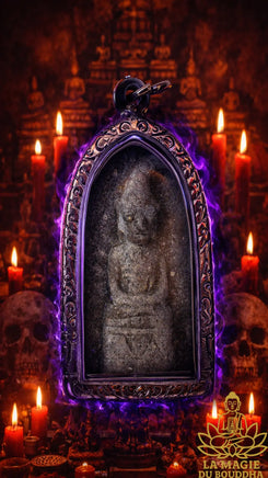 Amulette Phra Ngang - Très Vénérable Luang Phor Kee du Wat Sri Ramyong La Magie du Bouddha.