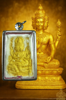 Grande amulette miraculeuse Phra Phrom (Brahma) - Très Vénérable LP Dooh.