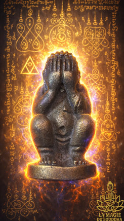 Amulette Bouddha protecteur Phra Pidta Athithan Jit Ta Thong - Très Vénérable Luang Phor Koon du Wat Banrai La Magie du Bouddha.