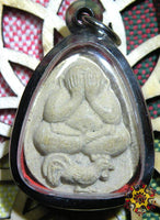 Amulette Thaï du Bouddha protecteur Phra Pidta -  Wat Yang.