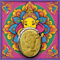 Amulette double Phra Sanghajai et Phra Pikanet – Série "Débordement de Richesses" – Wat Kok Kéma – Luang Phor Pern et Luang Phor Toh