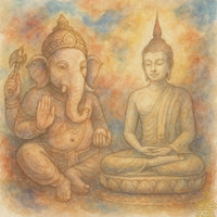 Grande amulette Phra Pikanet et Bouddha Luang Phor To – Wat Phanan Choeng (2008)