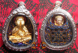 Superbes amulettes du Bouddha protecteur Phra Pidta - Wat Tham Singtho Thong.