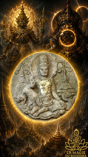 Grande amulette de Jatukham Rammathep / Phra Pidta / Phra Rahu - Wat Mahatat La Magie du Bouddha.