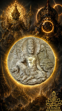 Grande amulette de Jatukham Rammathep / Phra Pidta / Phra Rahu - Wat Mahatat La Magie du Bouddha.