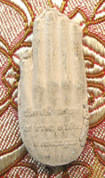 Collection de reliques sarira, chapelet et image du Bouddha.
