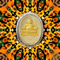 Amulette Phra Sanghajai Udomsap et Phra Siwali - Vénérable Phra Banyat Rodtoom du Wat Rat Sanoon La Magie du Bouddha.