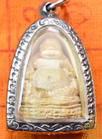 Amulette de Phra Sanghajai Bouddha de fortune chinois - Wat Leng Noei Yi La Magie du Bouddha.