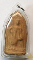 Amulette ancienne Phra Siwali en terre cuite (Udon Thani, env. 50 ans)
