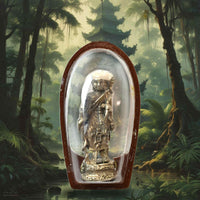 Amulette Phra Siwali en métal argenté – Wat Khao Lem (2015, Sakeow)