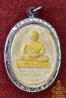 Amulette Phra Sanghajai Udomsap et Phra Siwali - Vénérable Phra Banyat Rodtoom du Wat Rat Sanoon La Magie du Bouddha.