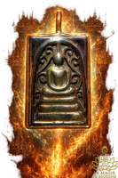 Amulette alchimique Phra Somdej en mekkapat. La Magie du Bouddha.