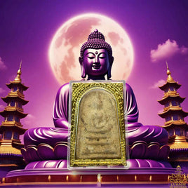 Grande amulette ancienne Phra Somdej inconnue (temple non identifié)