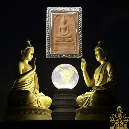 Amulette Phra Somdej Phra Lao Thep Nimit du Wat Si Yaek Kaset La Magie du Bouddha.
