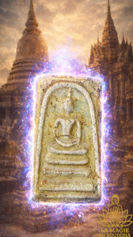 🪔 Amulette Phra Somdej ancienne bloc sacré Phra Somdej Tat Jak Kon Yai La Magie du Bouddha.
