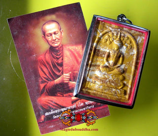 Grandes amulettes multicolores Phra Somdej Chinabunchon - Wat Rakhang. La Magie du Bouddha.