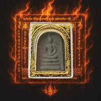 Amulette Phra Somdej consacrée en 1977 par Luang Phor Khao Analayo – Wat Tham Klong Phen (Udon Thani)