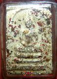 Amulette Phra Somdej en pierres reliques sacrées Phratat - Wat Phratat Bangphuan.