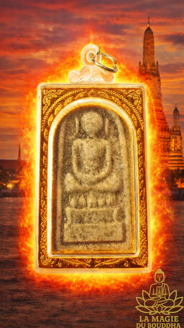 Ancienne amulette du Bouddha Phra Somdej Gaisser - Wat Arun La Magie du Bouddha.