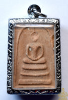 Ancient Phra Somdej Terracotta Amulet – Buddha of the Days of the Week (Unknown Temple)